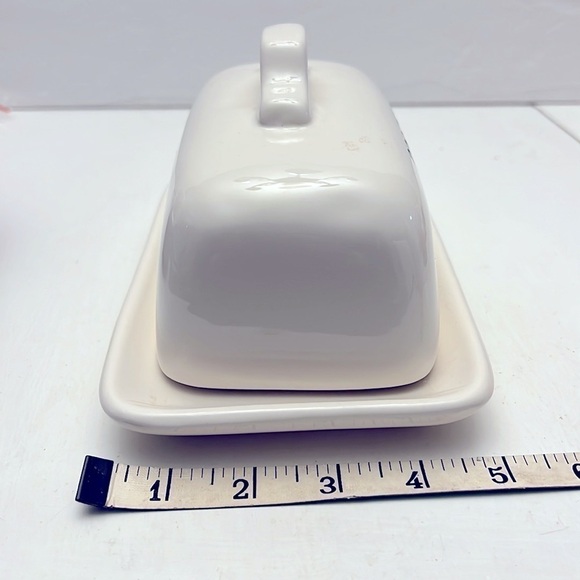Rae Dunn Spread Butter Dish Ceramic Artisan Collection by Magenta - Picture 7 of 8